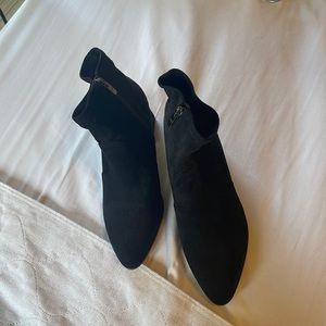 Marc Fisher black, suede ankle boots in size 8.